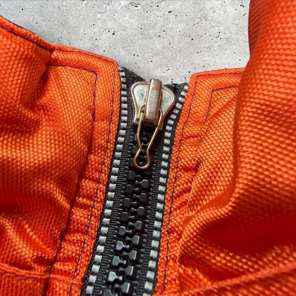 Vintage Denver Broncos Starter Jacket XL NFL Pro Line Blue Orange Full Zip READ - Picture 6 of 14